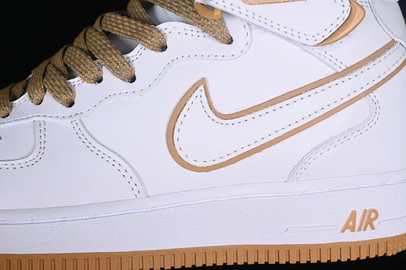 All Categories Nk Air Force 1 Air Force Series Nk Air Force 1 Mid Air Force Mid Nk Air Force 1'07 Mid Beige Yellow Stars Air Force One Mid Casual Sneakers WP5623-833